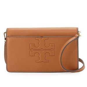 🆕NWOT Tory Burch Small T-Bombè Crossbody in Bark